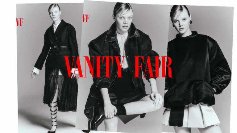 Vanity Fair magazine with Diletta Busin