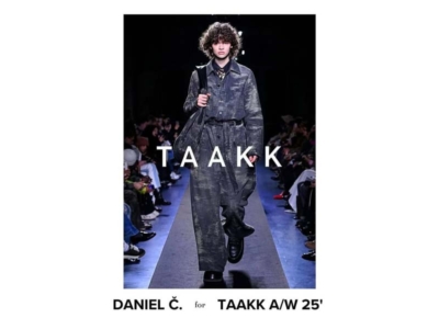 Daniel Č. walks for TAAKK at the Paris Fashion Week A/W 25