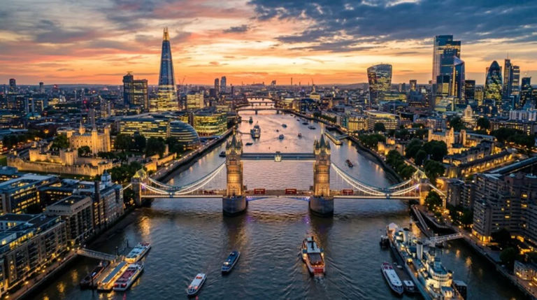 Privatjet nach London